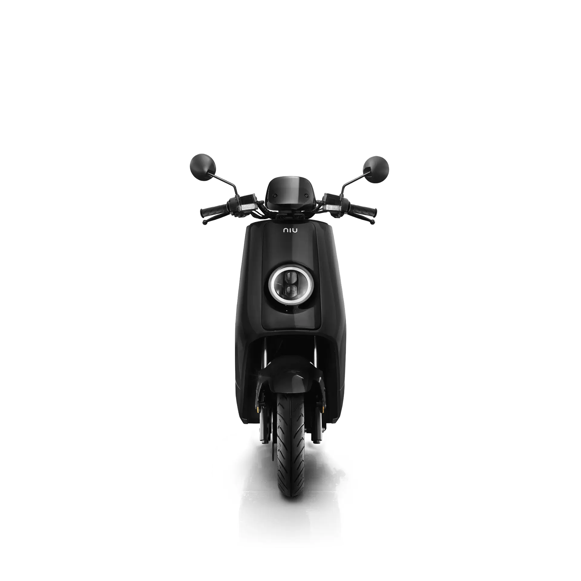 Robogó bérlés fekete színű elölről