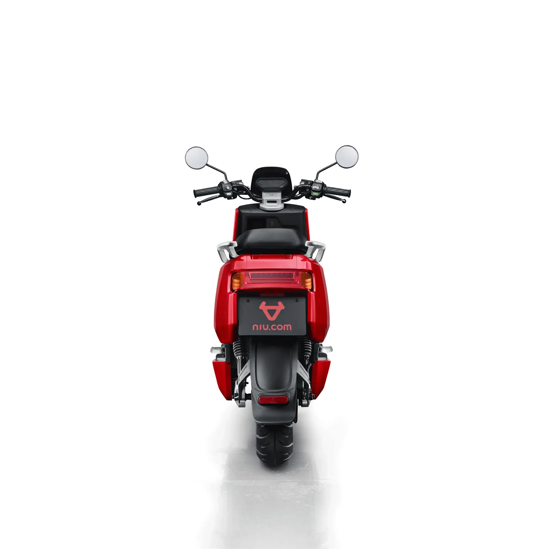 Robogó bérlés piros színű hátulról