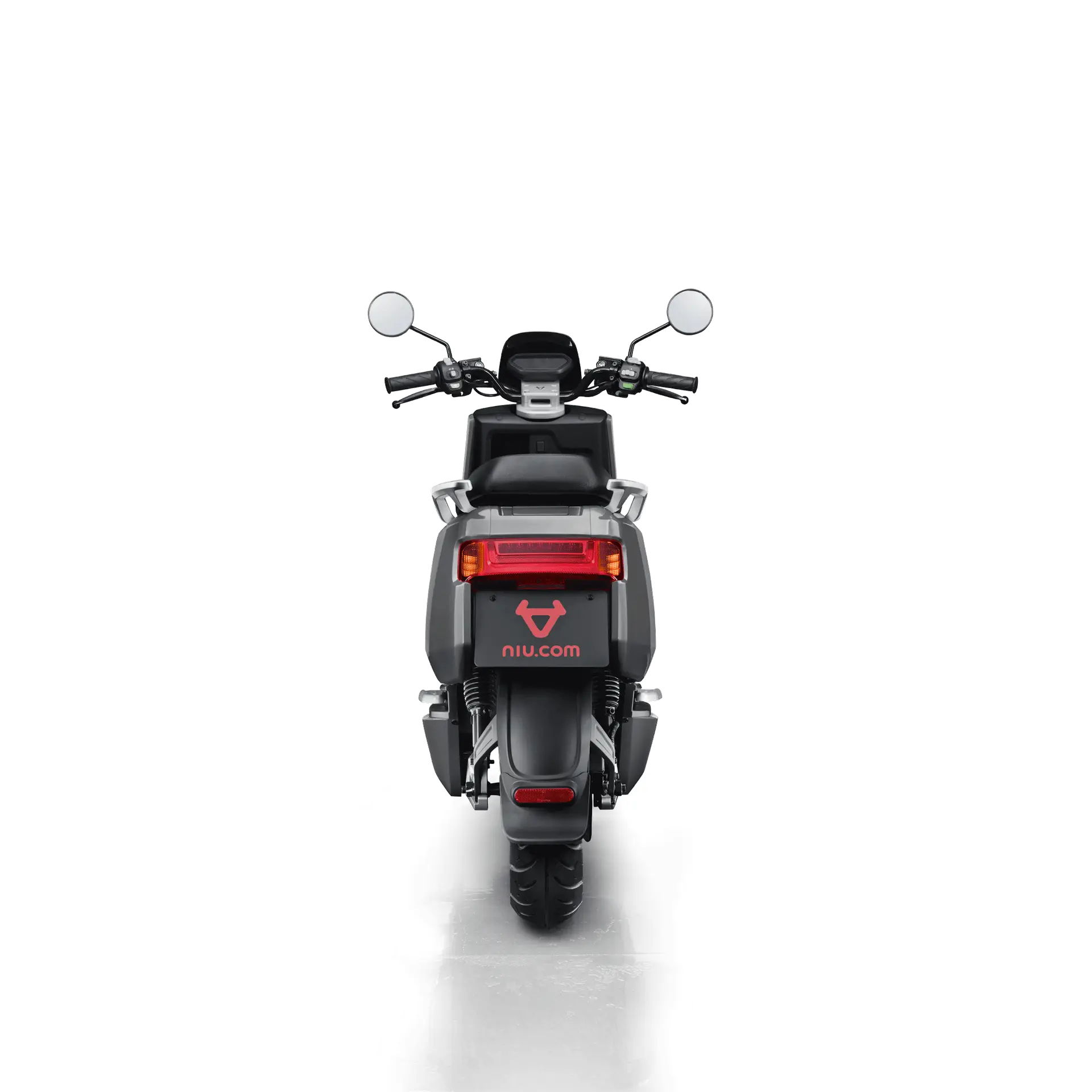 Robogó bérlés szürke színű hátulról