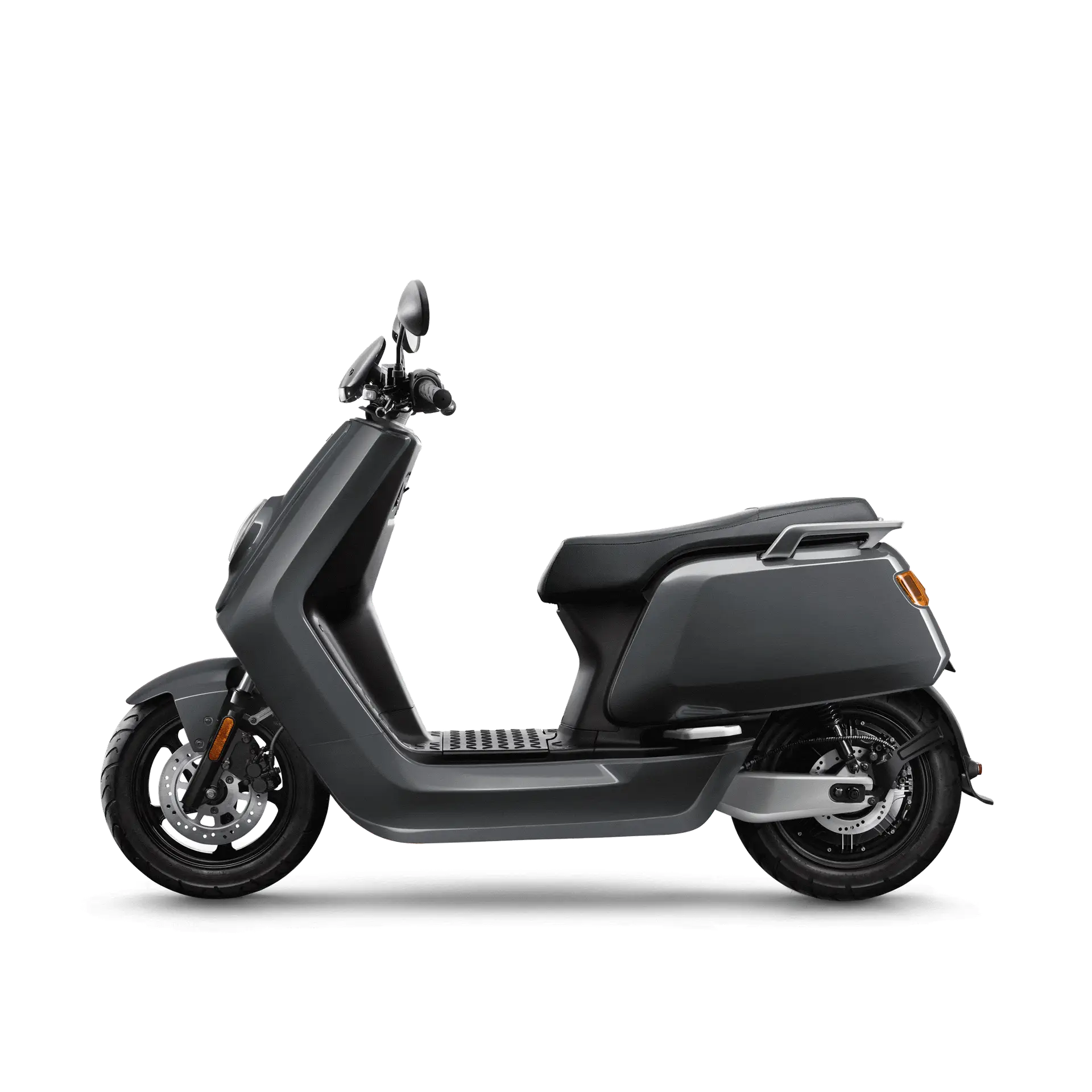 Robogó bérlés szürke színű oldalról